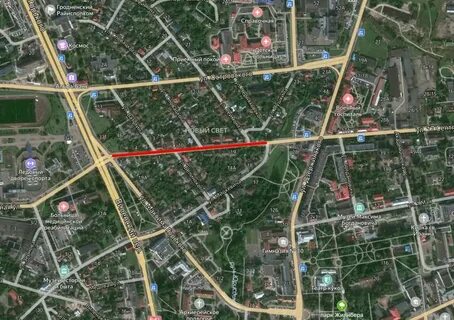 Карта гродно горького