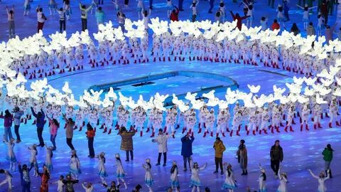 Открытие олимпиады селин