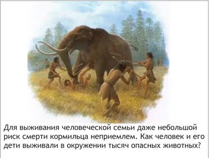 Как охотились на мамонтов