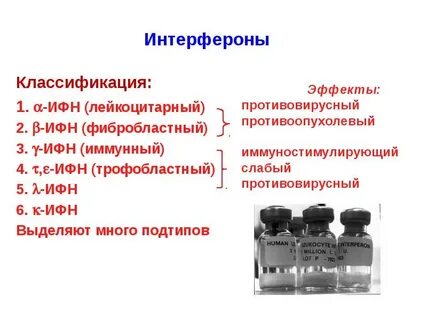 Методы получения интерферонов