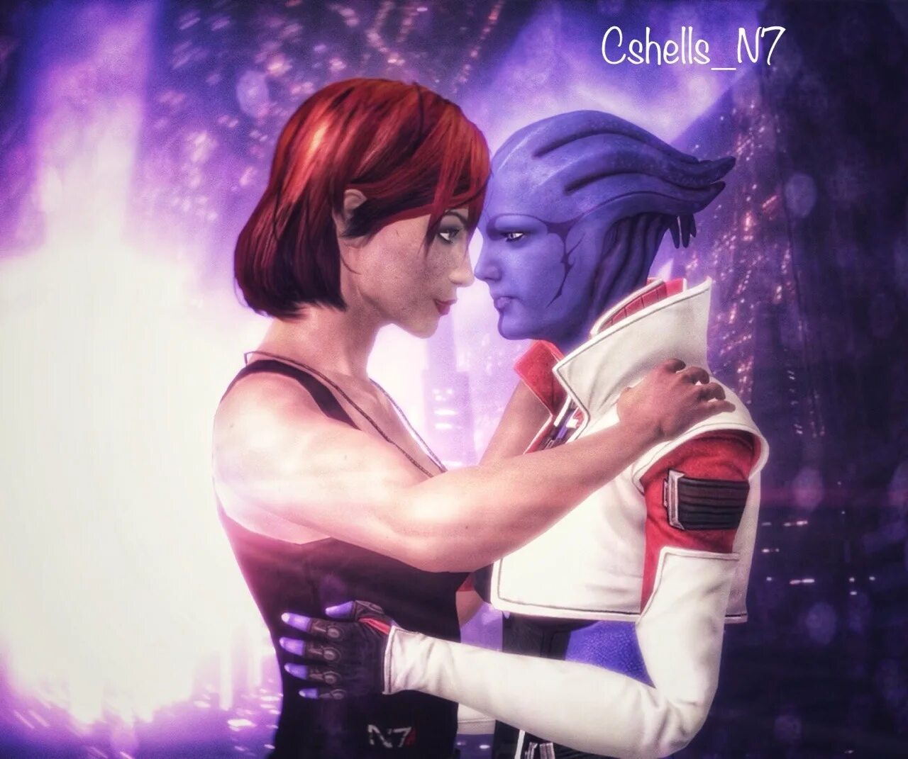 W3 aria. Ария и шепард. mass effect femshep aria. масс эффект шепард и ария. ария масс эффект 3.
