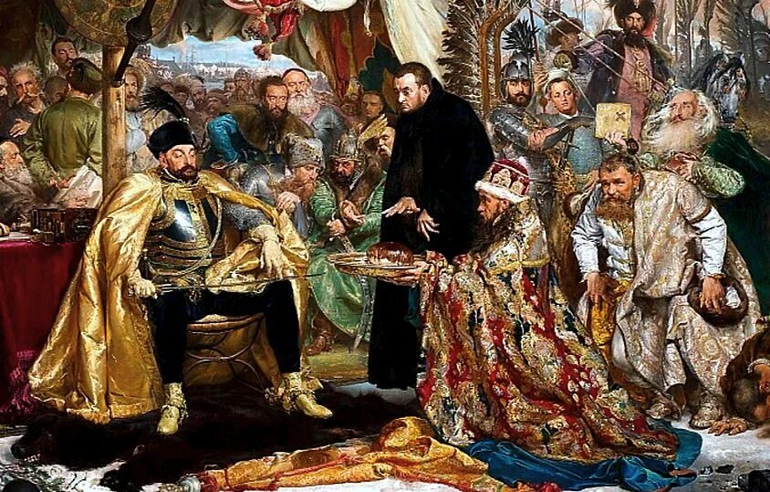 Послы ивана 3. Польского короля Стефана Батория.