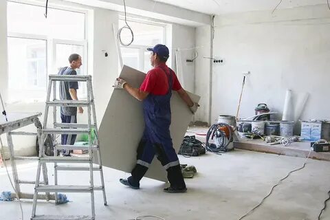 Ремонтные работы школы