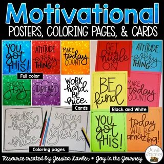 Motivational Posters - Perfect for Testing Season! 