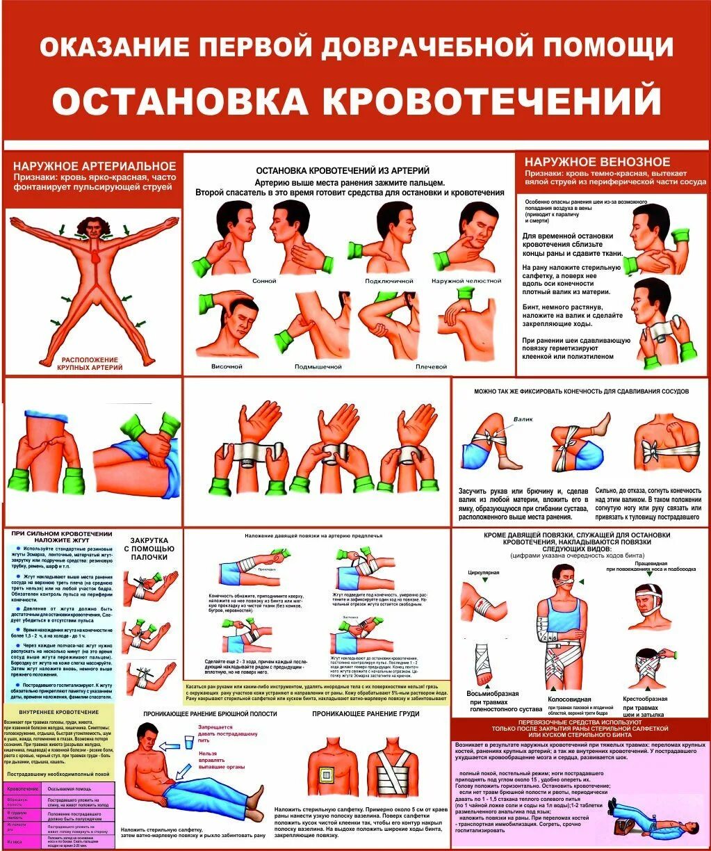 Алгоритм оказания помощи при наружном кровотечении. Остановкакровотеечния. Как остановитьткровотечение. Правила остановки кровотечения обж. Артериальное кровотечение алгоритм оказания первой помощи.