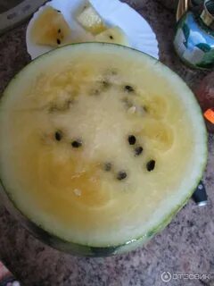 Как выводят желтый арбуз