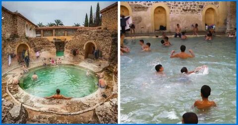 Hammam Essalihine, a bathhouse in Roman, has a history of over 2000 years. 