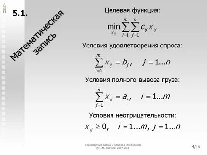 Целевая функция актива