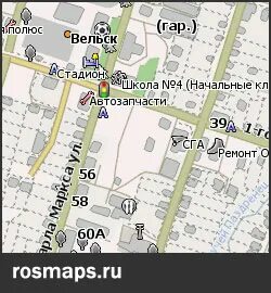 Карта вельска