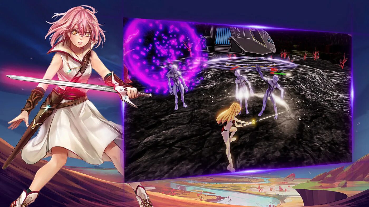 H game android. Fighting game sword. school girls игра файтинг.