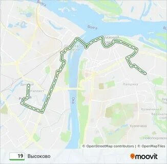 М19 остановки маршрут автобуса