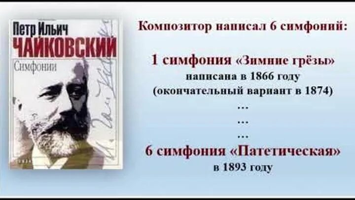 П. И. Чайковский «симфония №1. зимние грёзы». Чайковский зимние грезы 1 часть. Симфония зимние грезы.