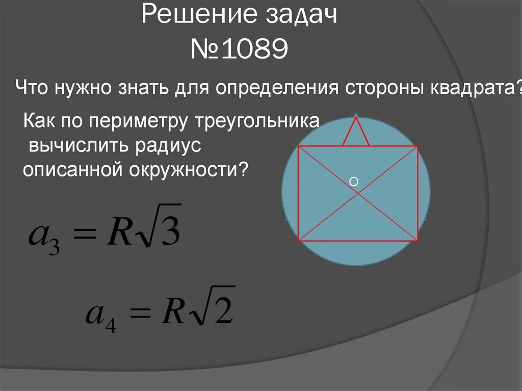 Периметр описанного многоугольника