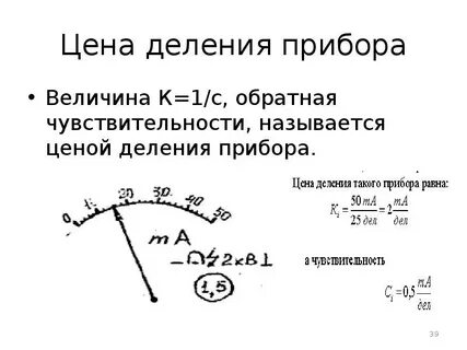 Определить постоянную прибора