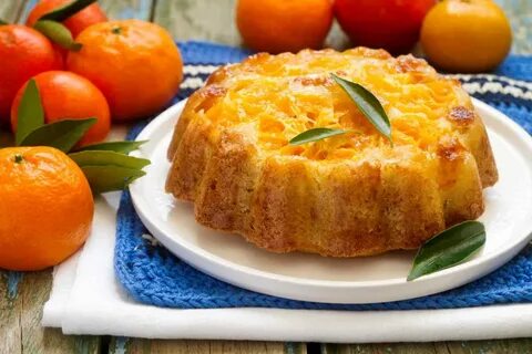 Пирог с мандаринами в духовке вкусный рецепт