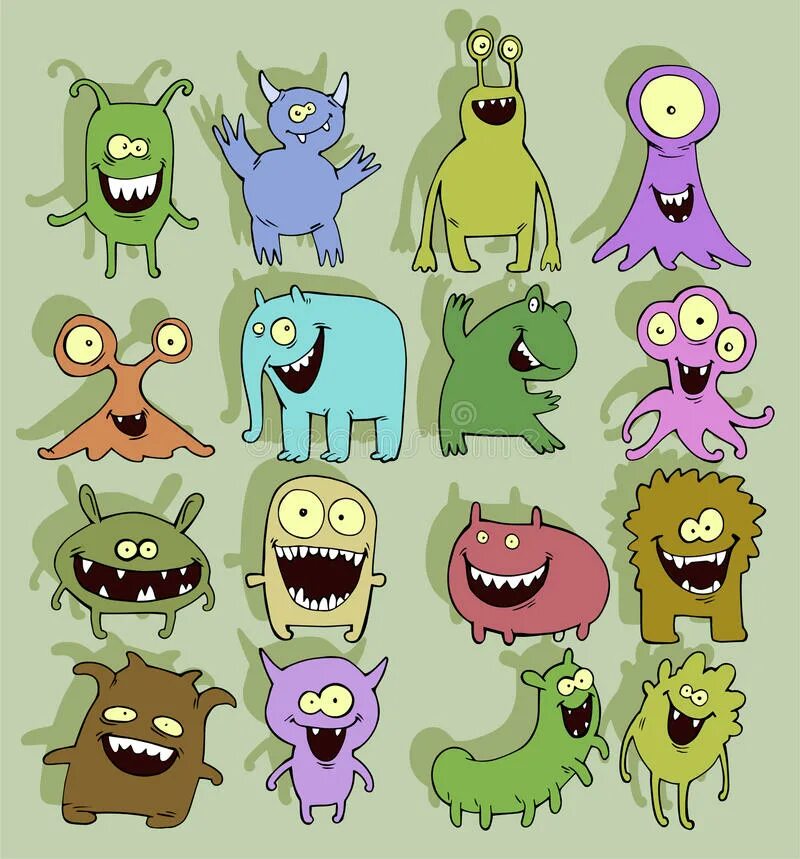 Smiling critters comics