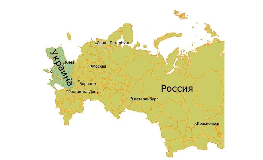 Воронеж на карте россии