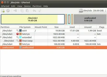 Использовать lvm при новой