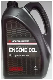 Масло для двигателя mitsubishi