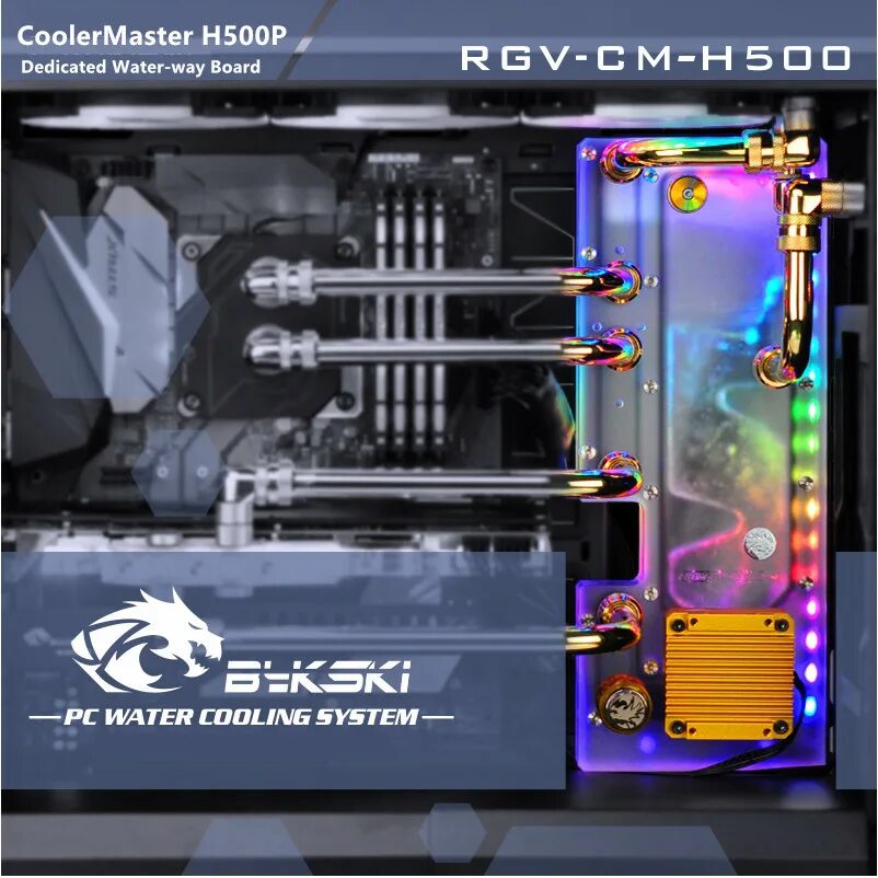 RGV cm h500p v2. RGV-cm-h500 от bykski. Bykski CPU-ray-MK-M Black. Охладитель приложения