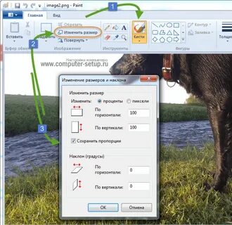 Разрешение paint