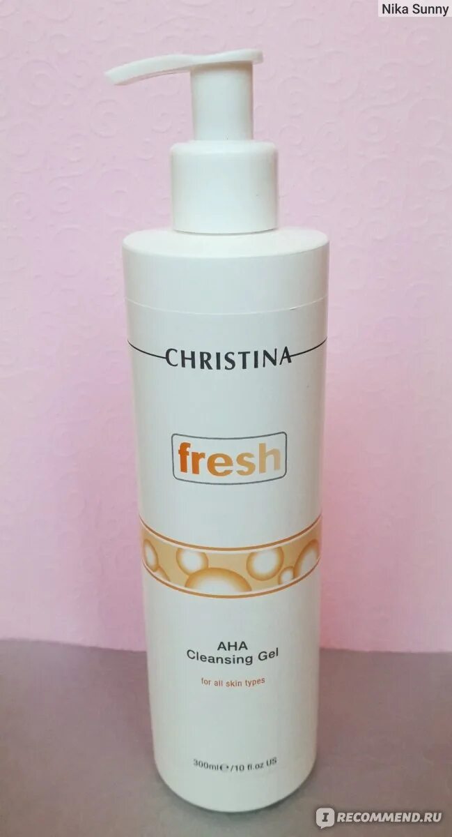 Christina Aha Cleansing Gel. Гель для умывания Christina Fresh Aha. Гель Aha Gel Cleanser. Christina cleansers