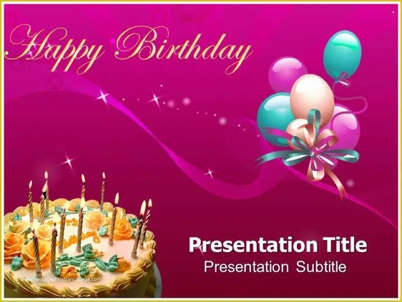 Шаблон для Happy Birthday POWERPOINT. Красивая презентация в POWERPOINT про день рождения. My Birthday презентация. Birthday presentation. Birthday презентация