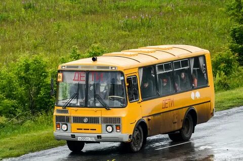 Школьный автобус паз