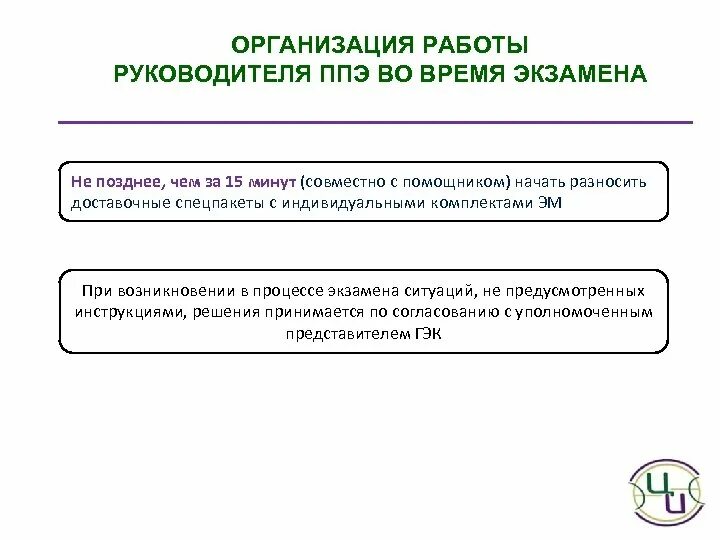 Руководителю ппэ запрещается