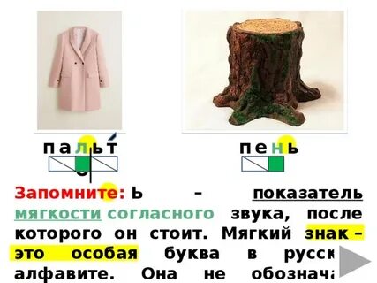 Обозначить звуками слово пальто