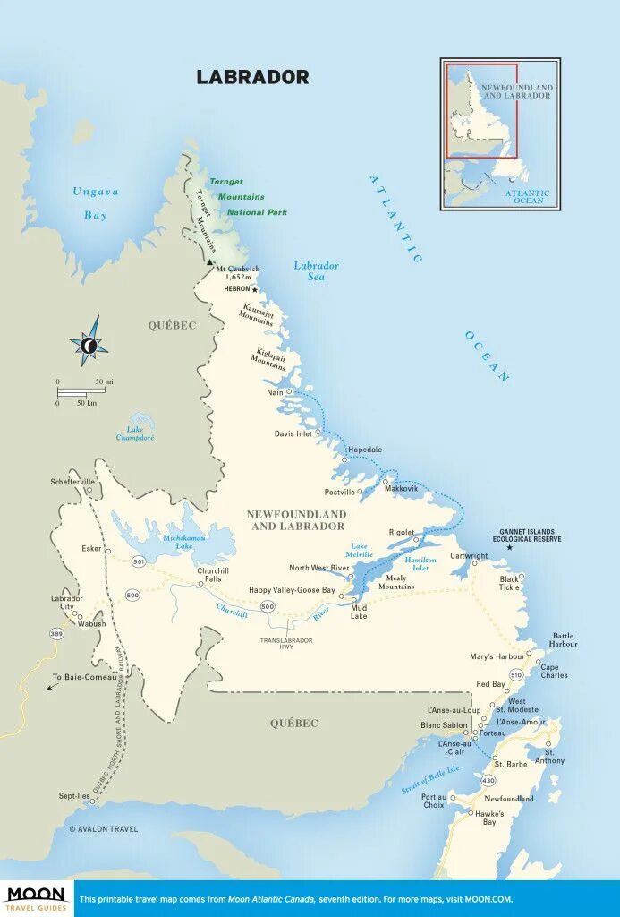 Где остров ньюфаундленд. Полуостров лабрадор. Полуостров лабрадор на карте Северной Америки. Полуостров лабрадор а лабрадор.