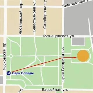 Парк победы до курской