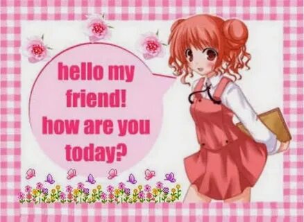 Dear xenia how are you