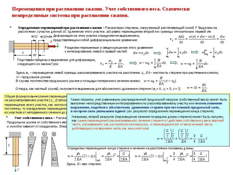 Стержень сопротивление материалов. Удлинение участка стержня при растяжении формула. Удлинение стержня сопромат. Как найти удлинение стержня сопромат. Как найти продольную деформацию стержня.