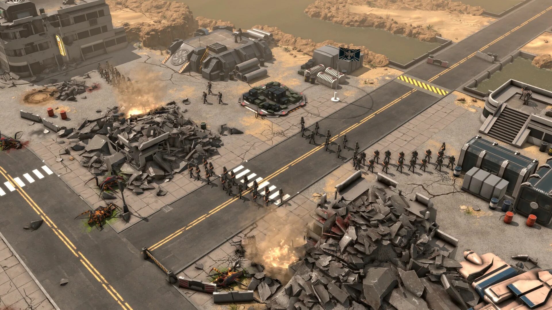 Игры starship troopers terran command