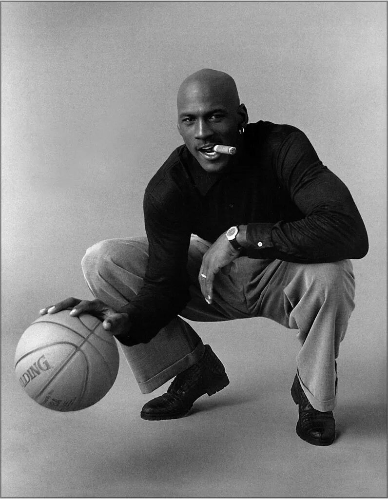 Blown back. Michael Jordan 1998.