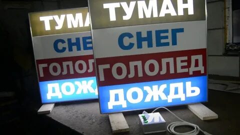 Табло погодных условий