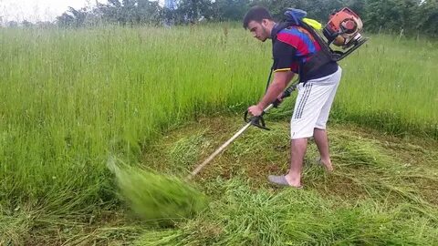 Видео косим траву