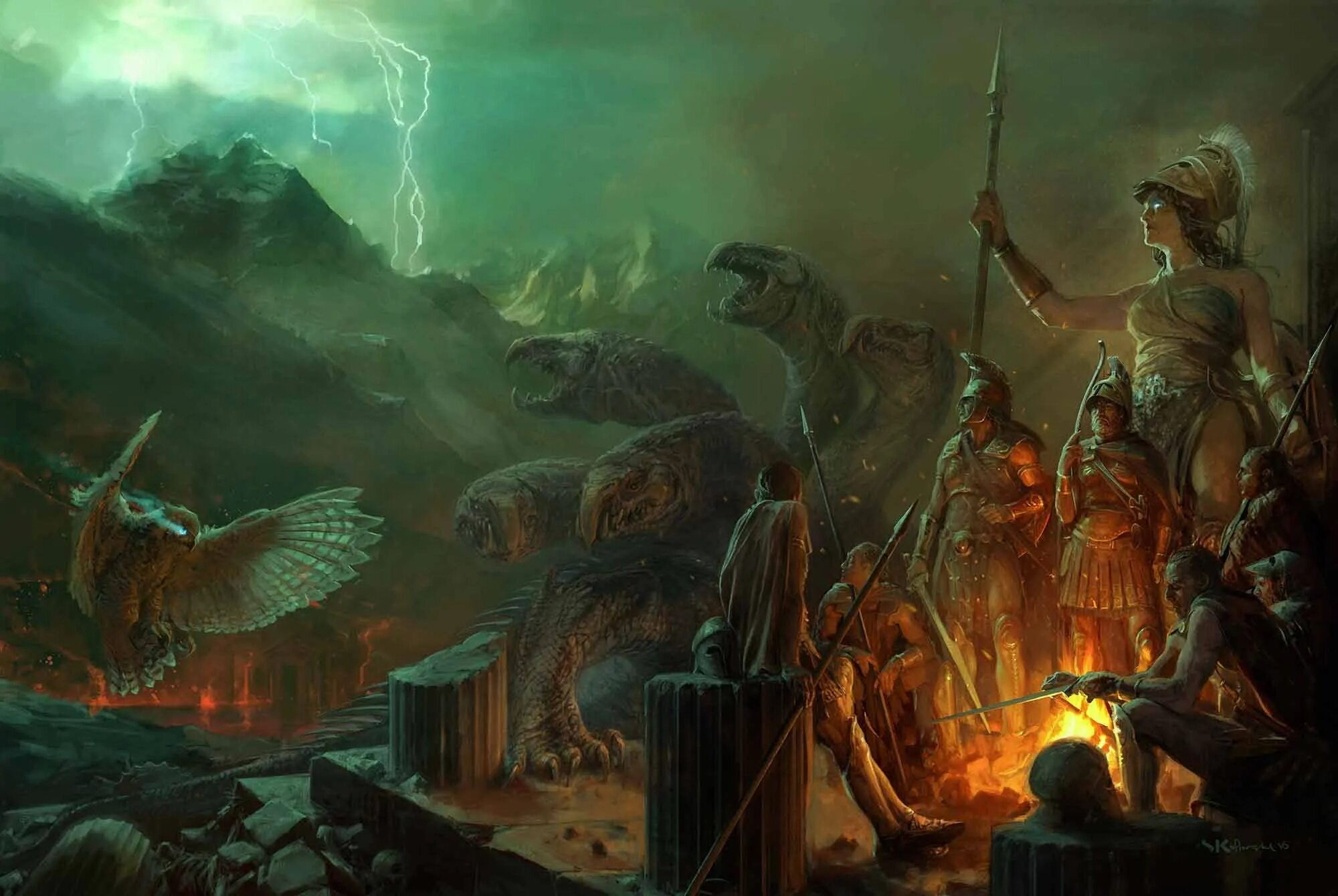 Грек мифология. Стефан копински арт. mythic battles: пантеон. греческая мифология пантеон. стефан копински зевс.