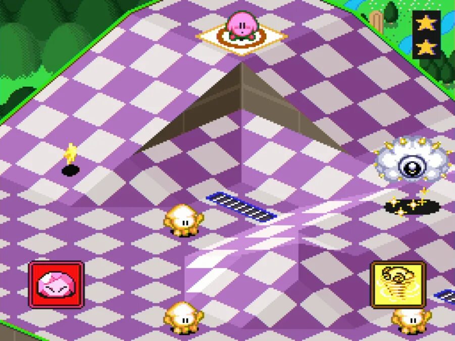 Kirby s dream course. Dream course. Kirby скрины. Kirby’s dream course. Kirby golf.