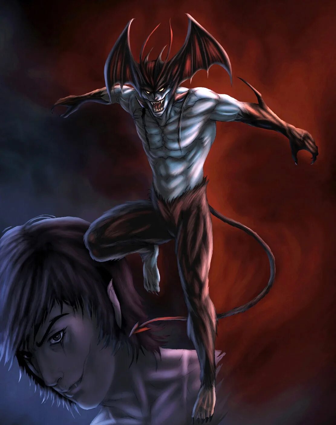 Devilman Люцифер. Инкуб Белиал.