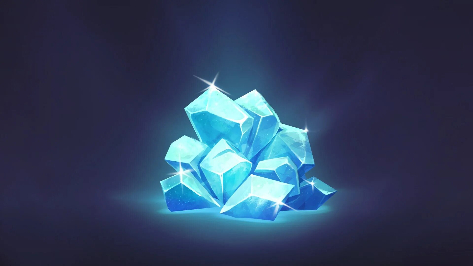 Crystal shards