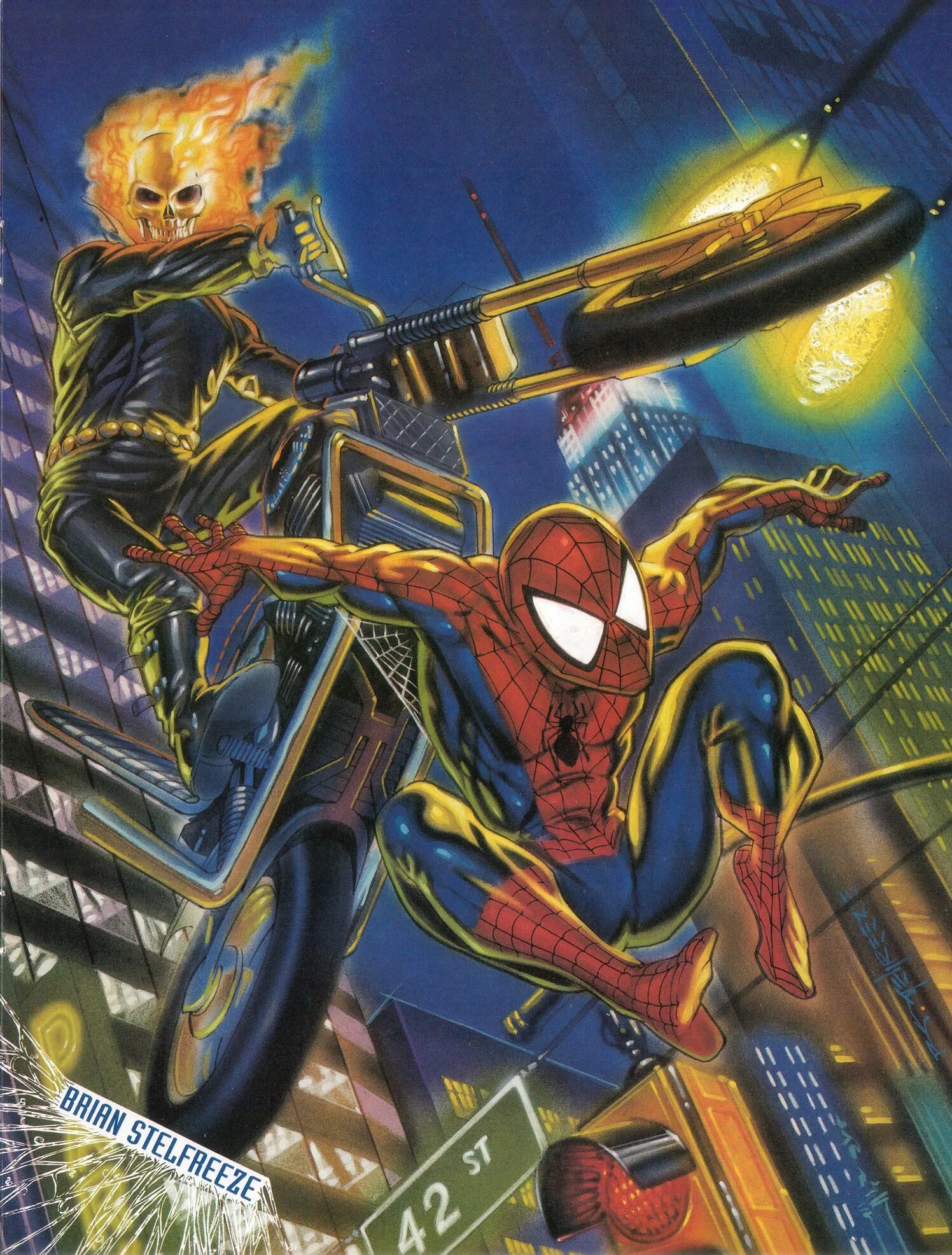 Человек паук 1994 Призрачный гонщик. Паук призрак Марвел. Ghost Spider man комикс. Призрачный паук Марвел. Призрачный гонщик паук