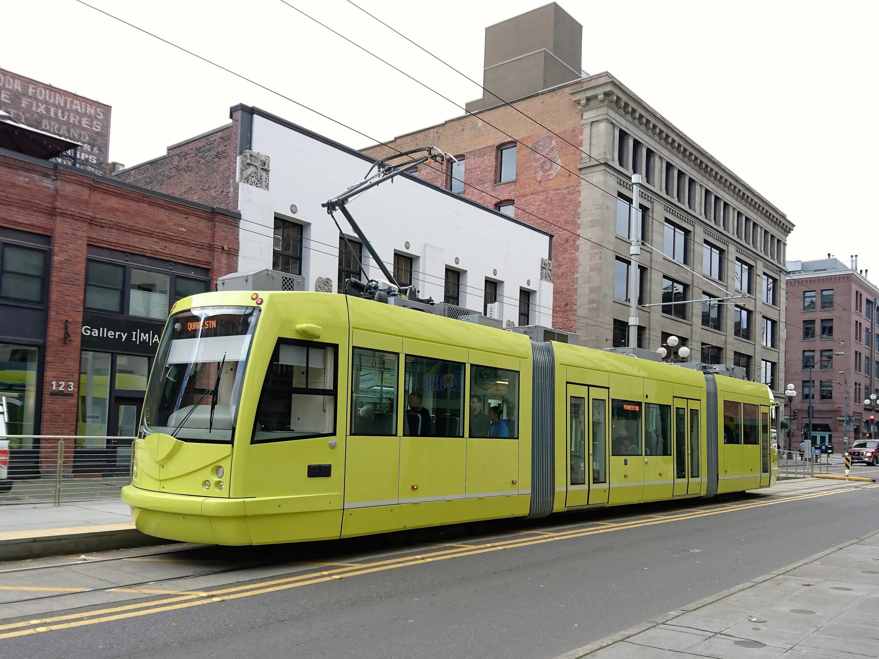 Tram - Streetcar. Сиэтл трамвай. Городской транспорт. Зарубежные трамваи.