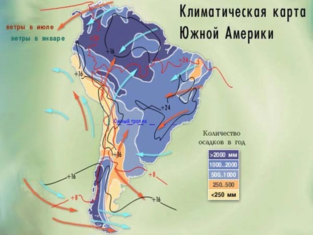 Климатическая карта Южной Америки осадки. Карта ветров Южной Америки. Климат Южной Америки карта. Климатическая карта ю Америки.