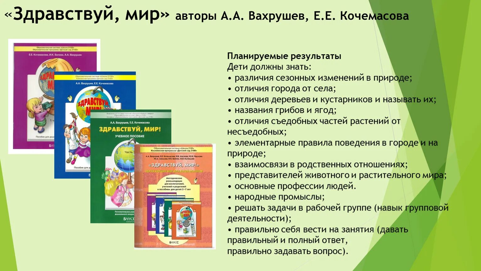 Кочемасова Вахрушев Здравствуй мир!. Здравствуй, мир. Окружающий мир Вахрушев, Кочемасова. Здравствуй мир Вахрушев для дошкольников. Здравствуй мир методическое пособие. Ведущими программы здравствуйте