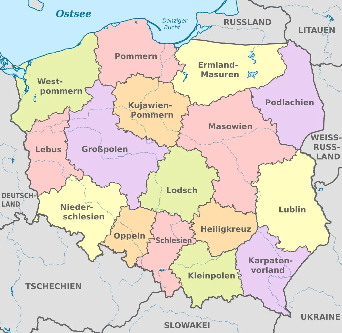 Земли польши карта. Административно-территориальное деление польши. польша деление на воеводства. административное деление польши воеводства. территориально административное деление польша.