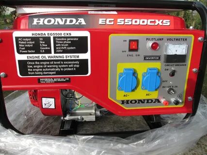 Бензиновый генератор honda eg5500cxs