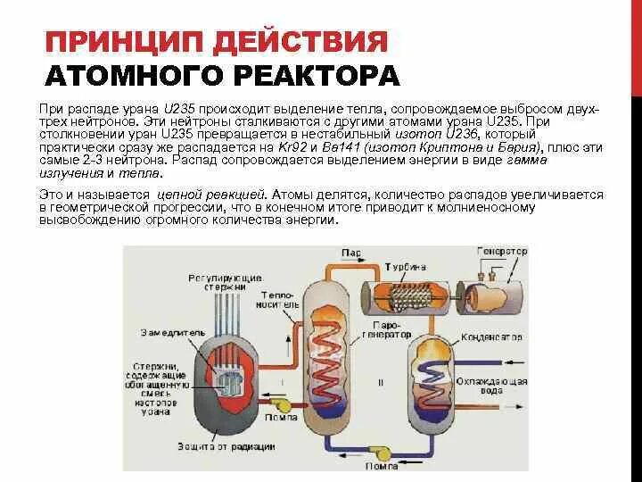 Уран 235 в ядерном реакторе. Ядерная реакция распада урана 235. Ядерные реакции в ядерном реакторе. Принцип работы атомного реактора формулы.