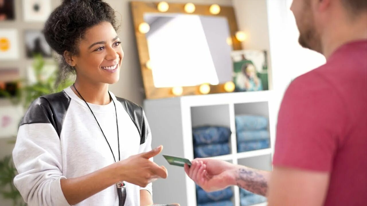 What does a shop assistant do